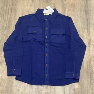 Epic Threads Blue Button Down Jacket
